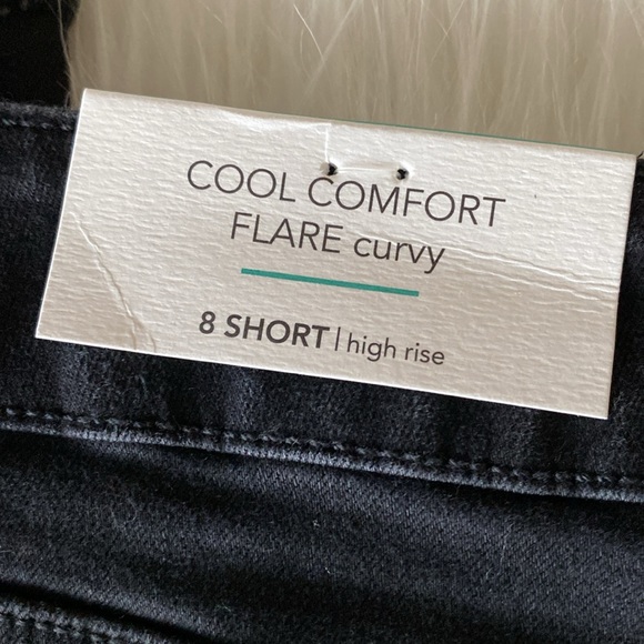 Plus Size m jeans by maurices Black Flare High Rise Jean - Picture 7 of 7